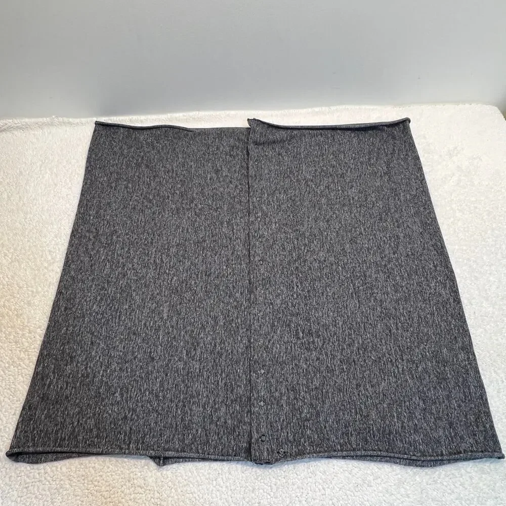 Lululemon Womens Scarf Vinyasa Wrap Multi-Way Stripes Heather Grey, one size